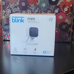 BLINK MINI INDOOR "Smart" HD Security Camara. Plug in.